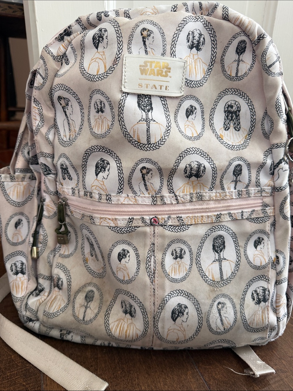 STATE Beige Star Wars Portrait Mini Backpack